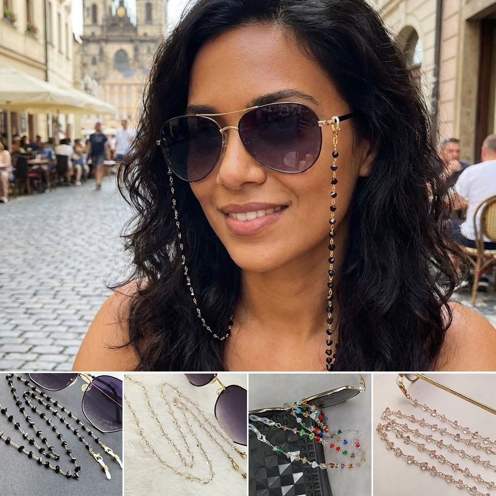 Mask Chain Holder - Модный аксессуар: треугольный держатель для очков