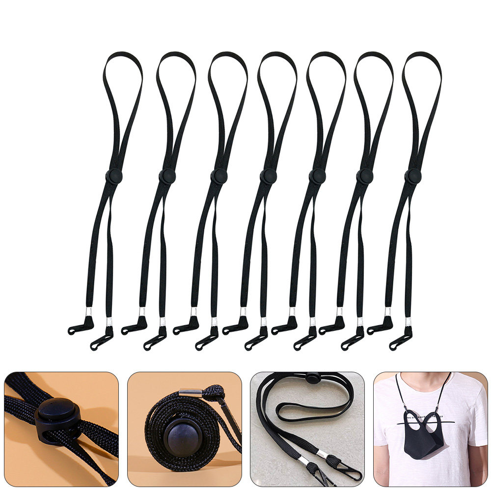 Mask Lanyard Adjustable - 12 шт. прочных регулируемых ремешков для