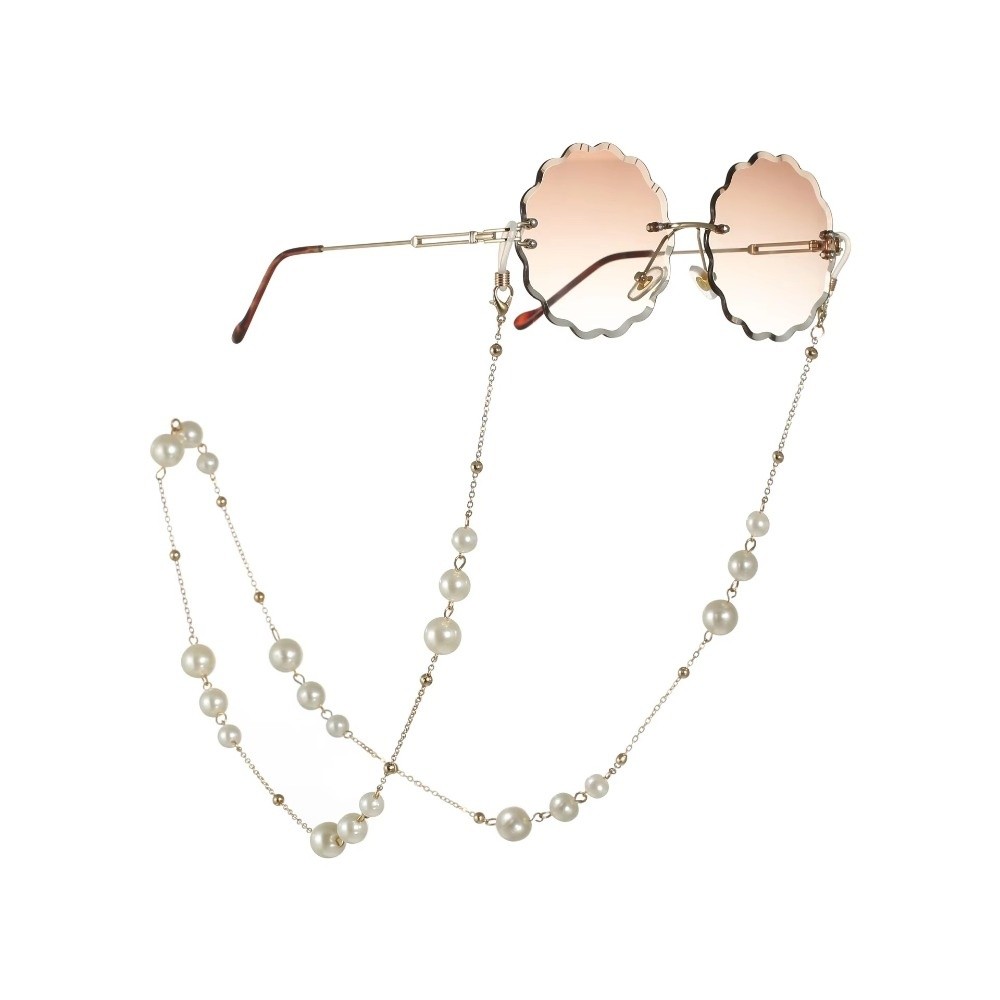 Mask Lanyard Adjustable - Модная цепочка для очков с жемчужными