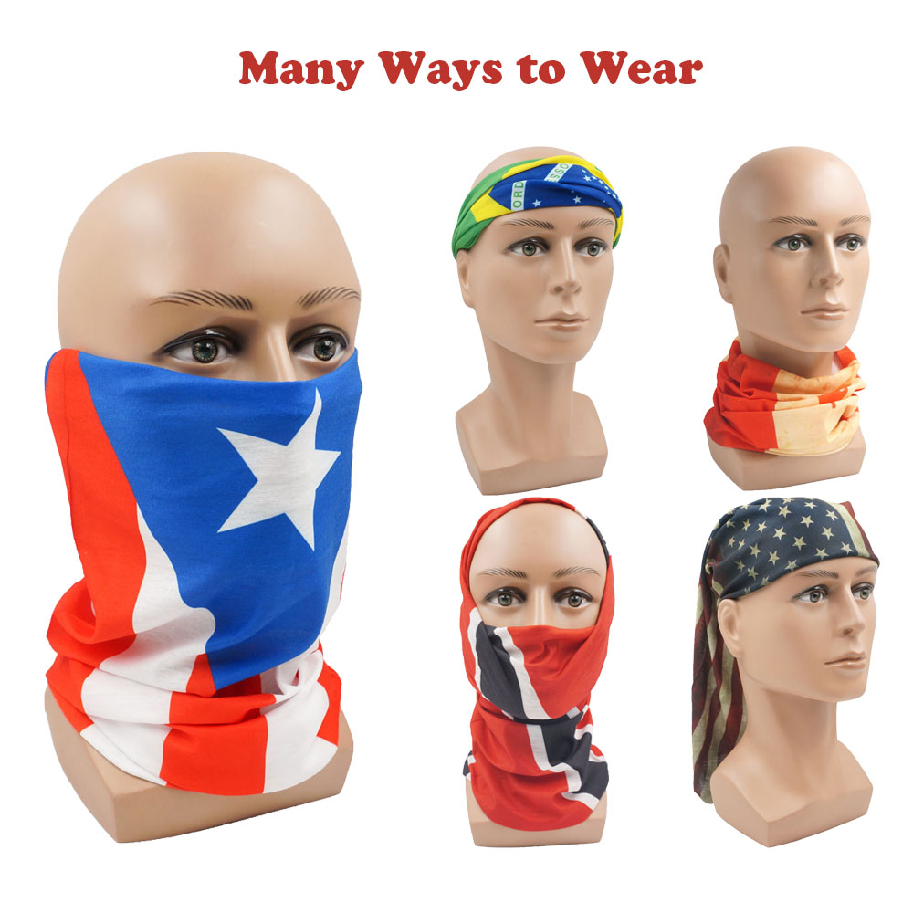 Бандана с принтом флага Швеции – обзор и цена Neck Gaiter Face Cover