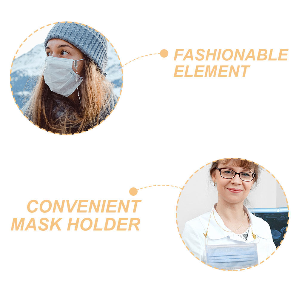 2 шт. бусинных ремешков для оч – обзор и цена Mask Chain Holder