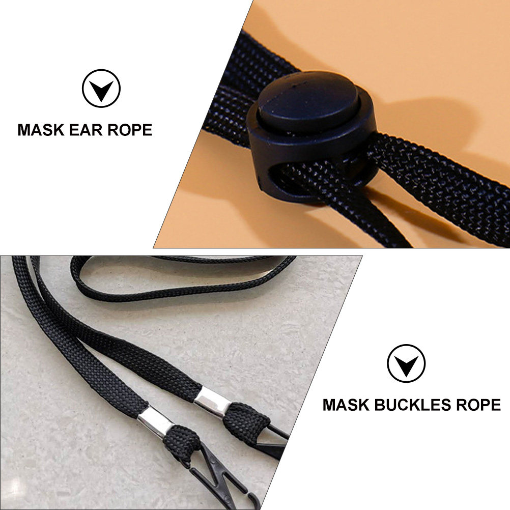 12 шт. прочных регулируемых ре – обзор и цена Mask Lanyard Adjustable